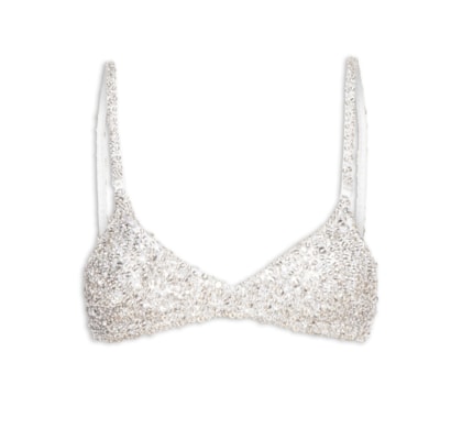 Top Sparkle - Prateado