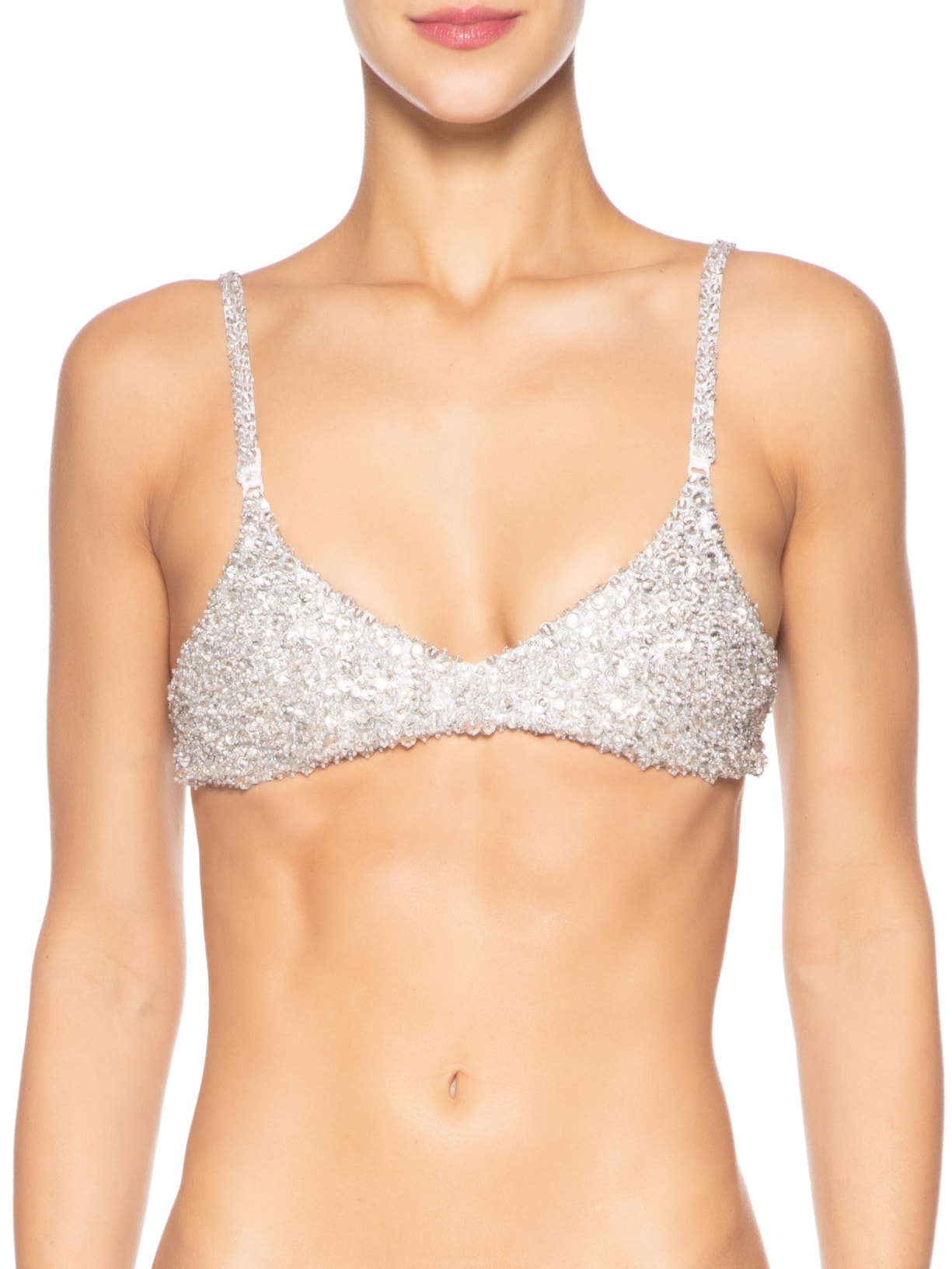 Top Sparkle Prateado S2g + Piesse