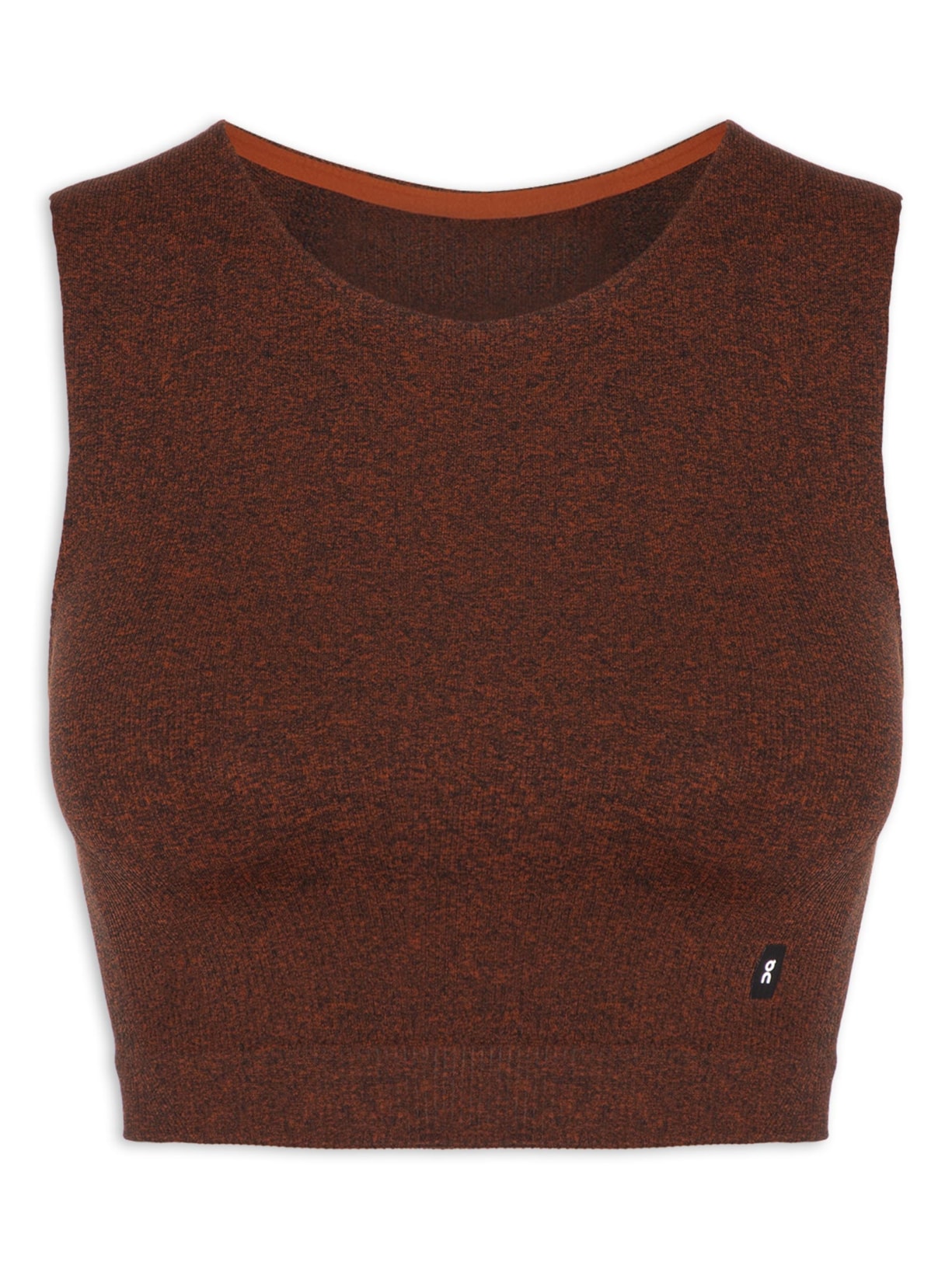 Top Studio Knit Crop Marrom On Running