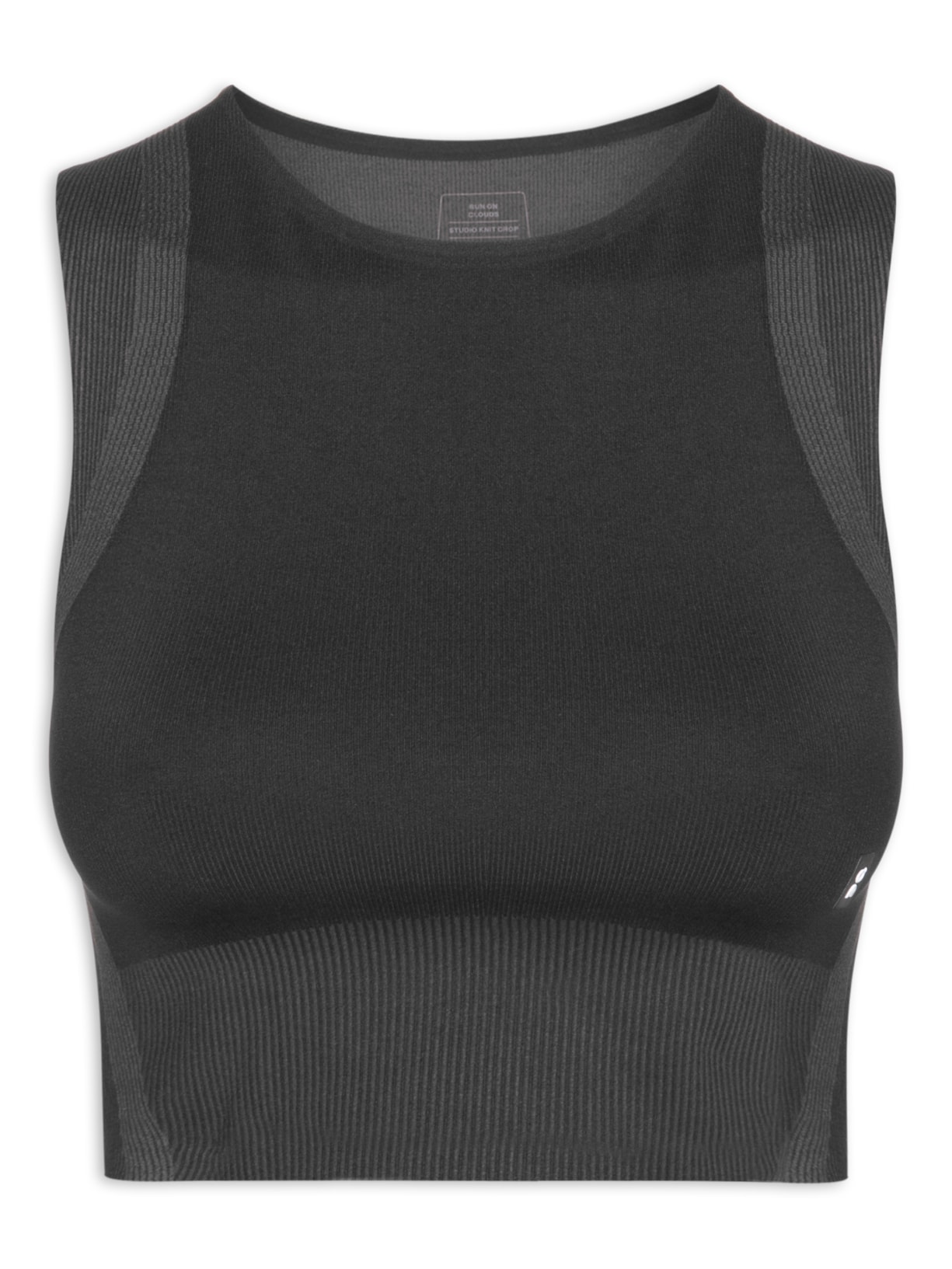 Top Studio Knit Crop - Preto