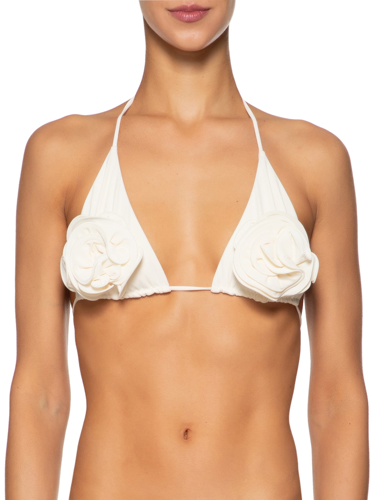 Top Swim Bra Cream Bege Magda Butrym