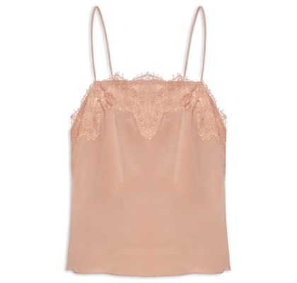 Top Tereza Decote Reto - Marrom