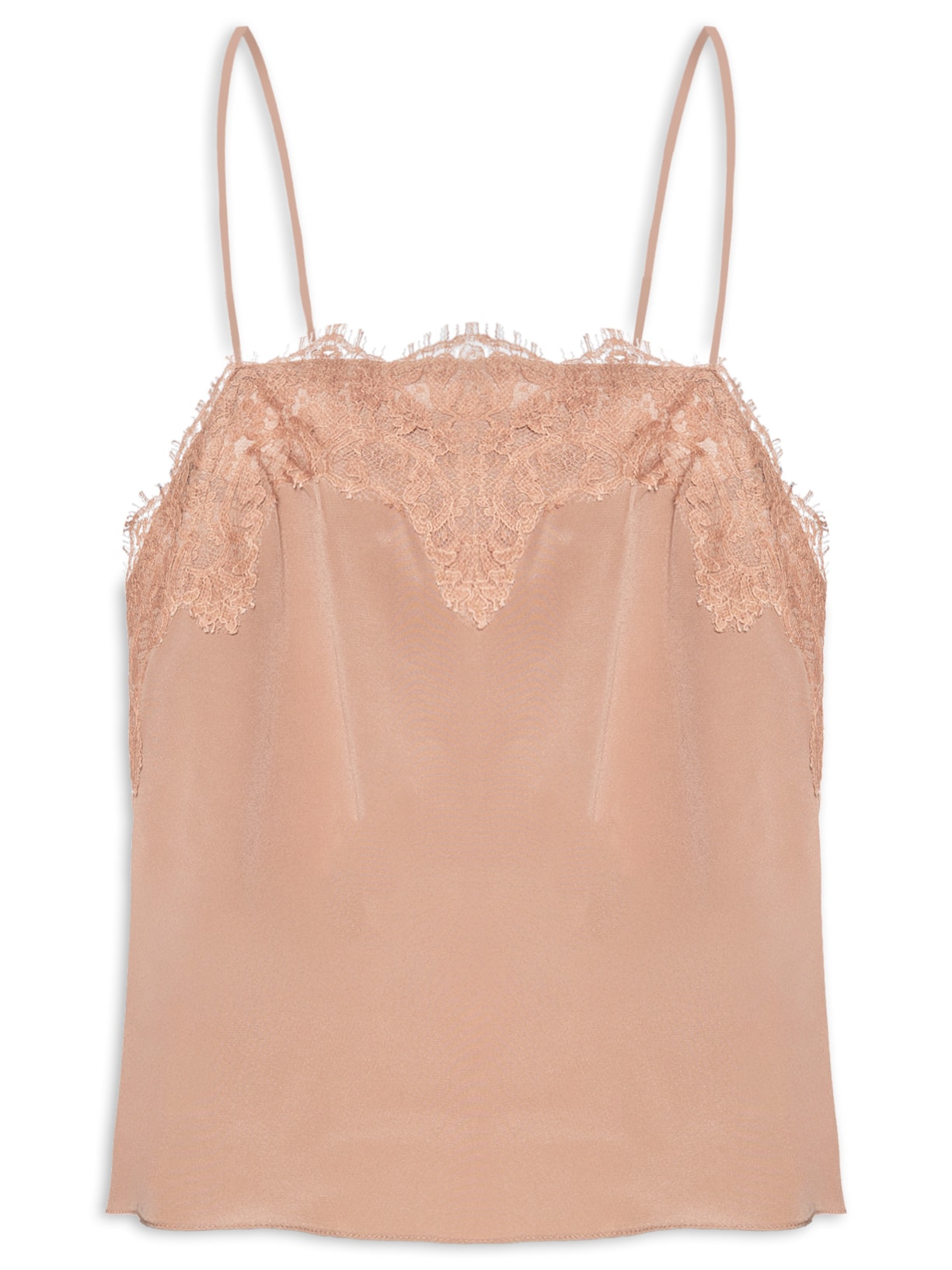 Top Tereza Decote Reto - Marrom