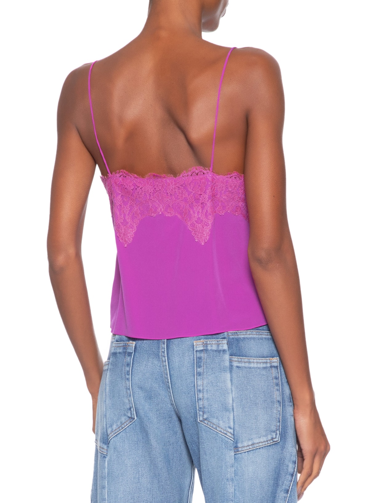 Top Tereza Decote Reto Rosa Animale