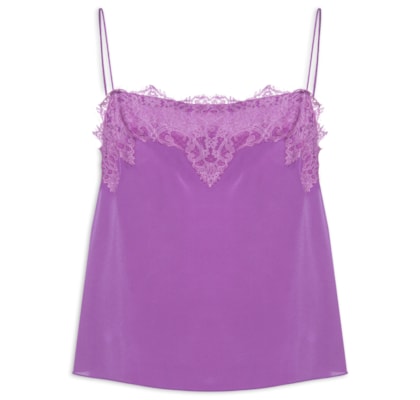 Top Tereza Decote Reto - Roxo