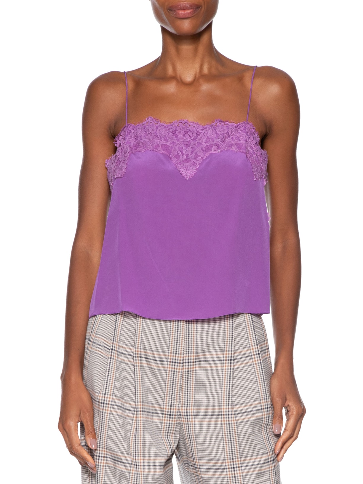 Top Tereza Decote Reto Roxo Animale