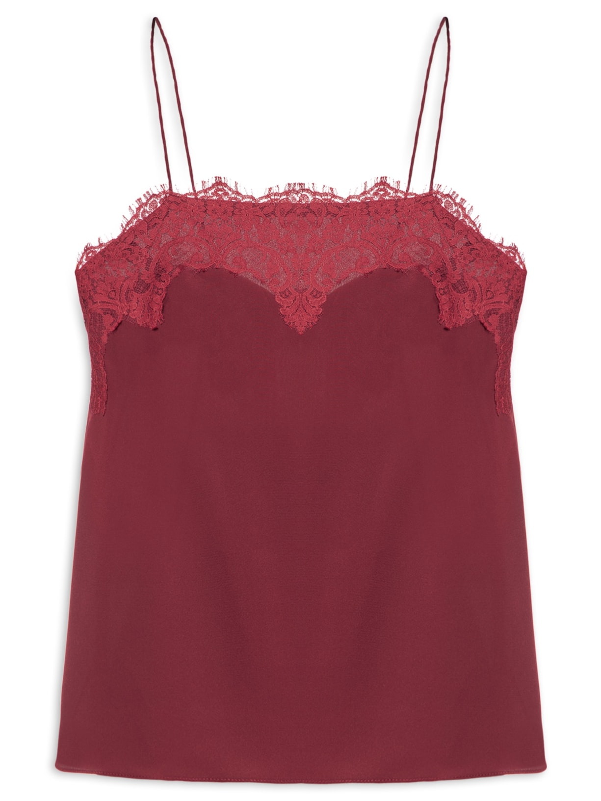 Top Tereza Decote Reto - Vermelho