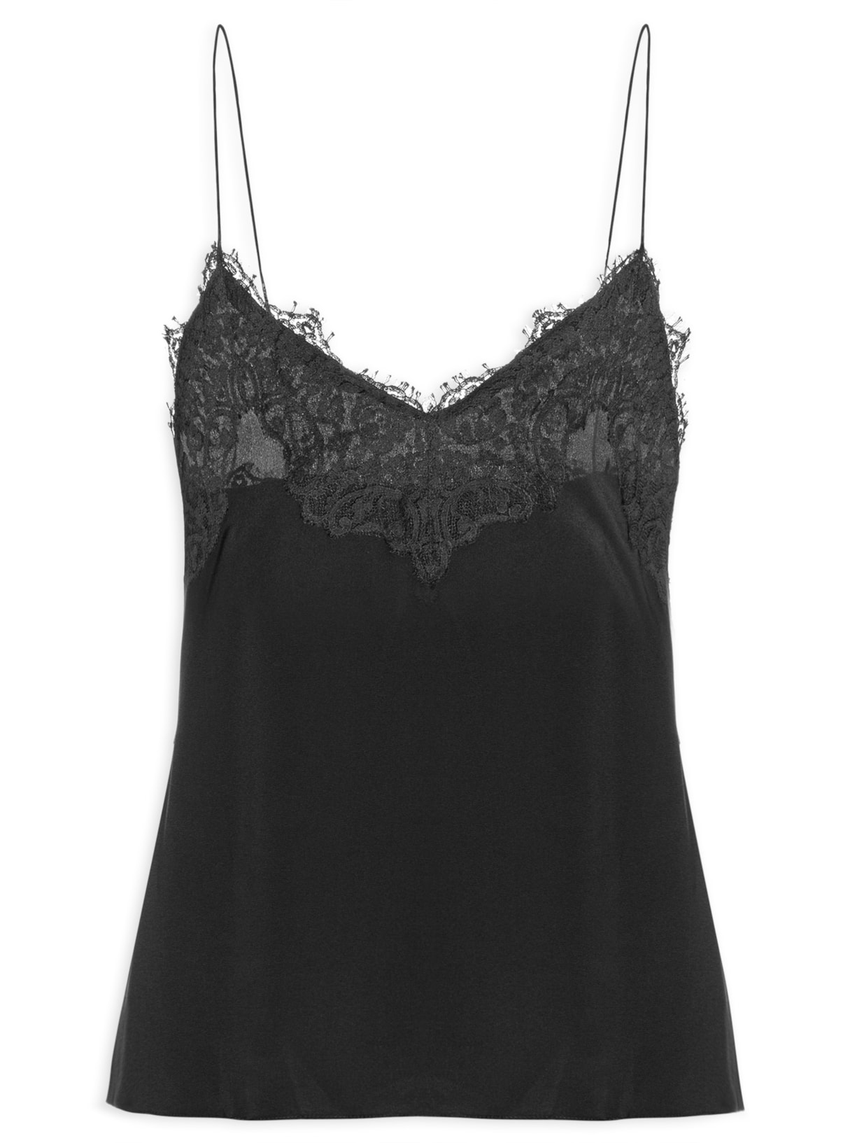 Top Tereza Detalhe Renda - Preto
