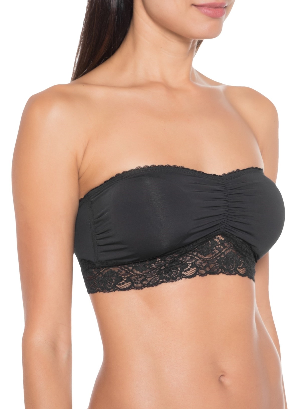 Top Tomara Que Caia Pala Renda Preto Farm