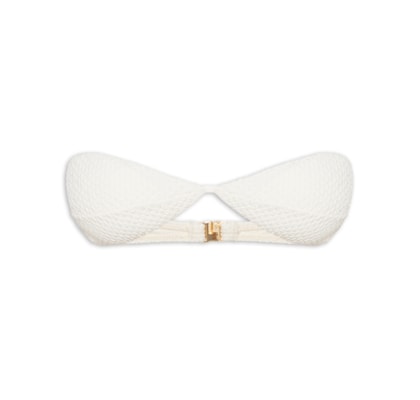 Top Tomara Que Caia Textura Liso - Branco