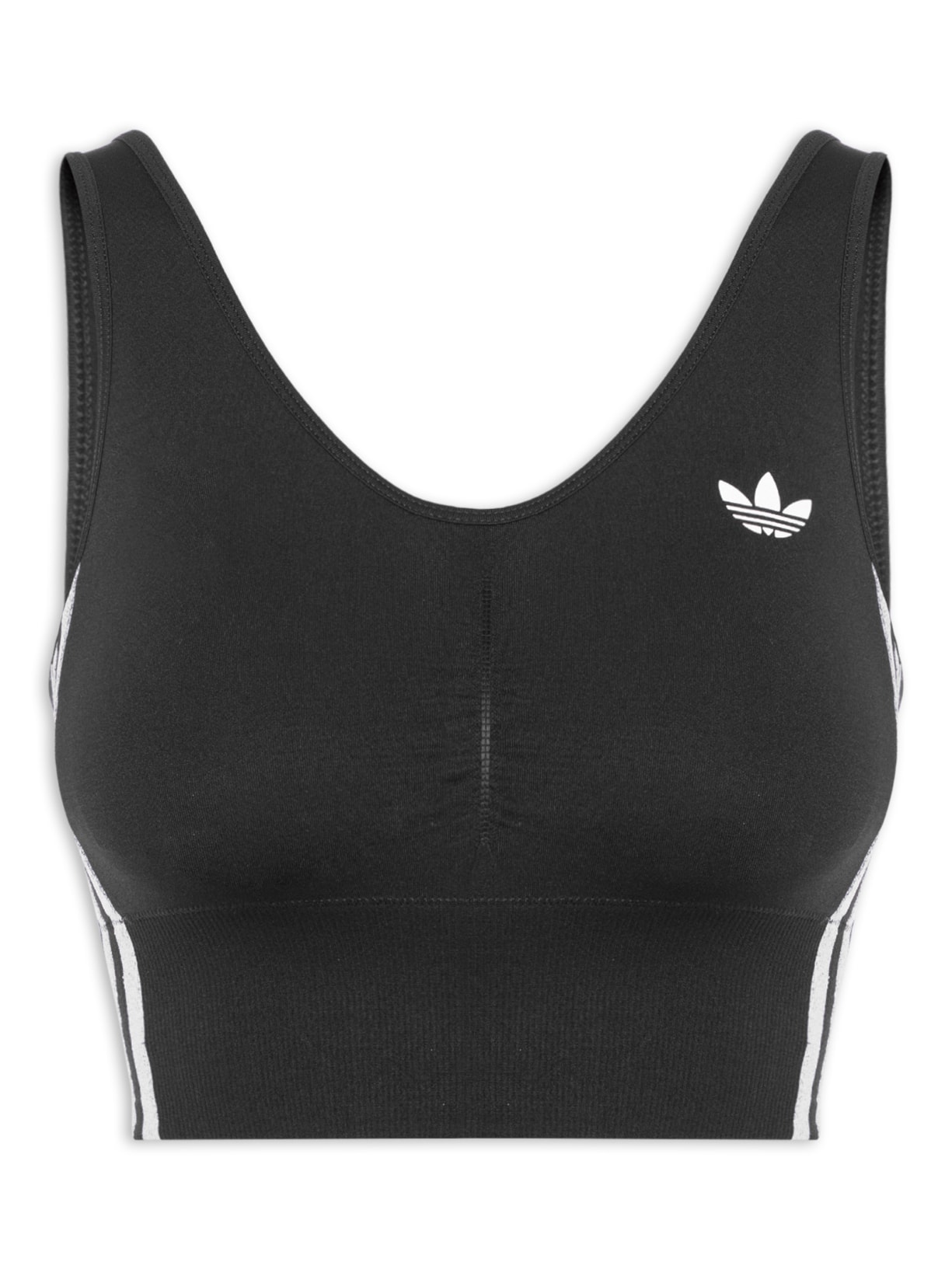 Top Trefoil Essentials Preto Adidas Originals