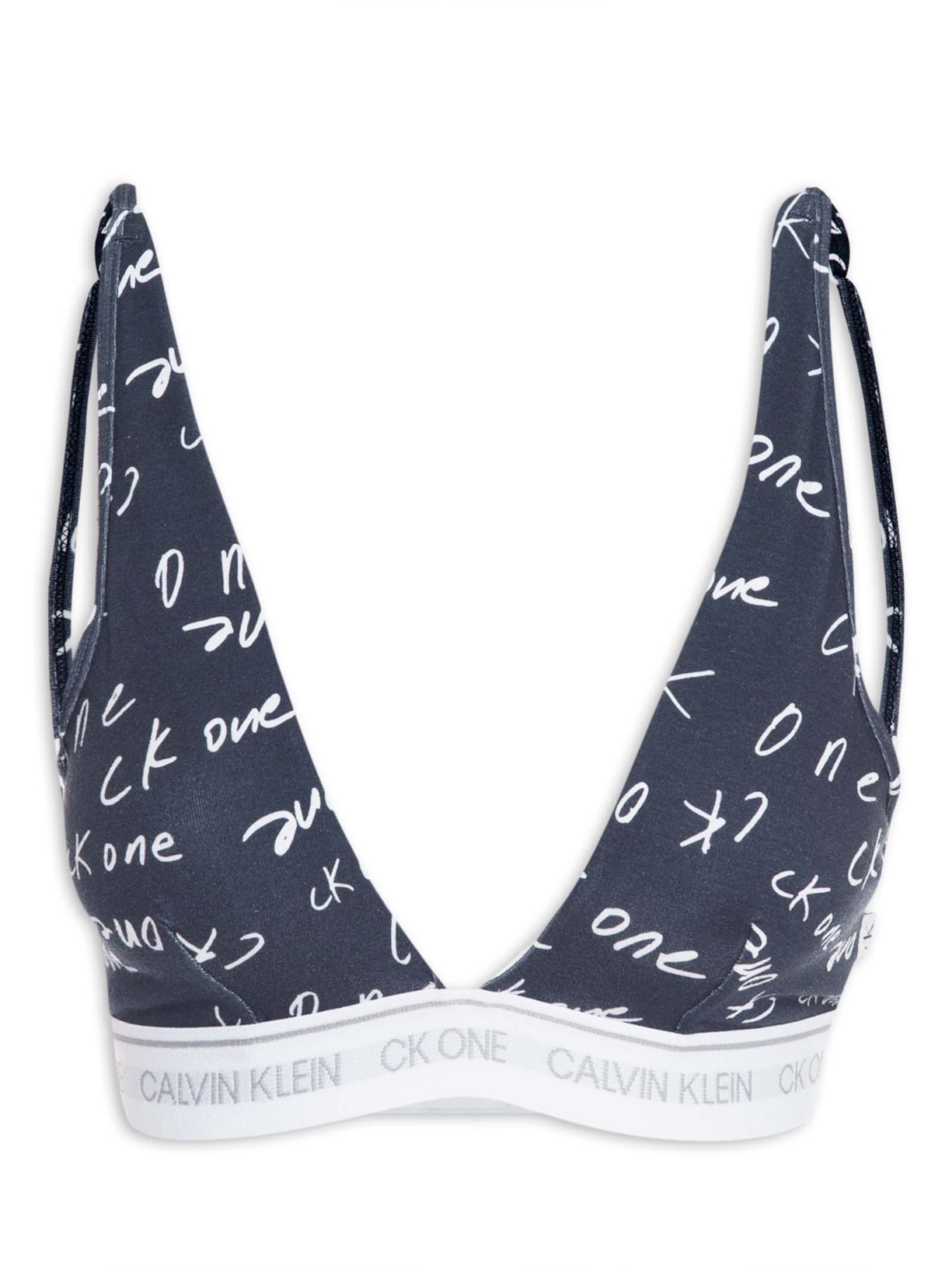 Top Triângulo - Azul