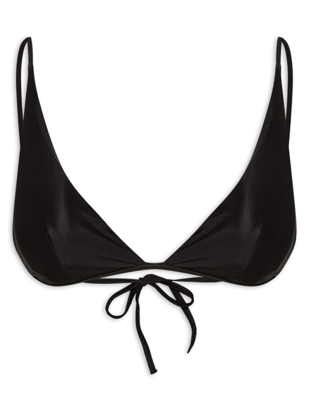 Top Triangulo Fixo Alongado - Preto