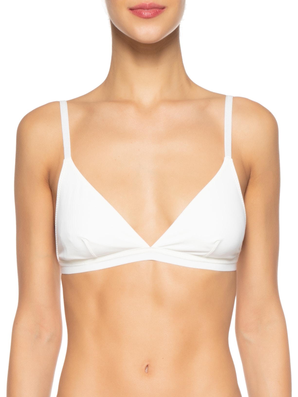 Top Triângulo Liso Off White Farm