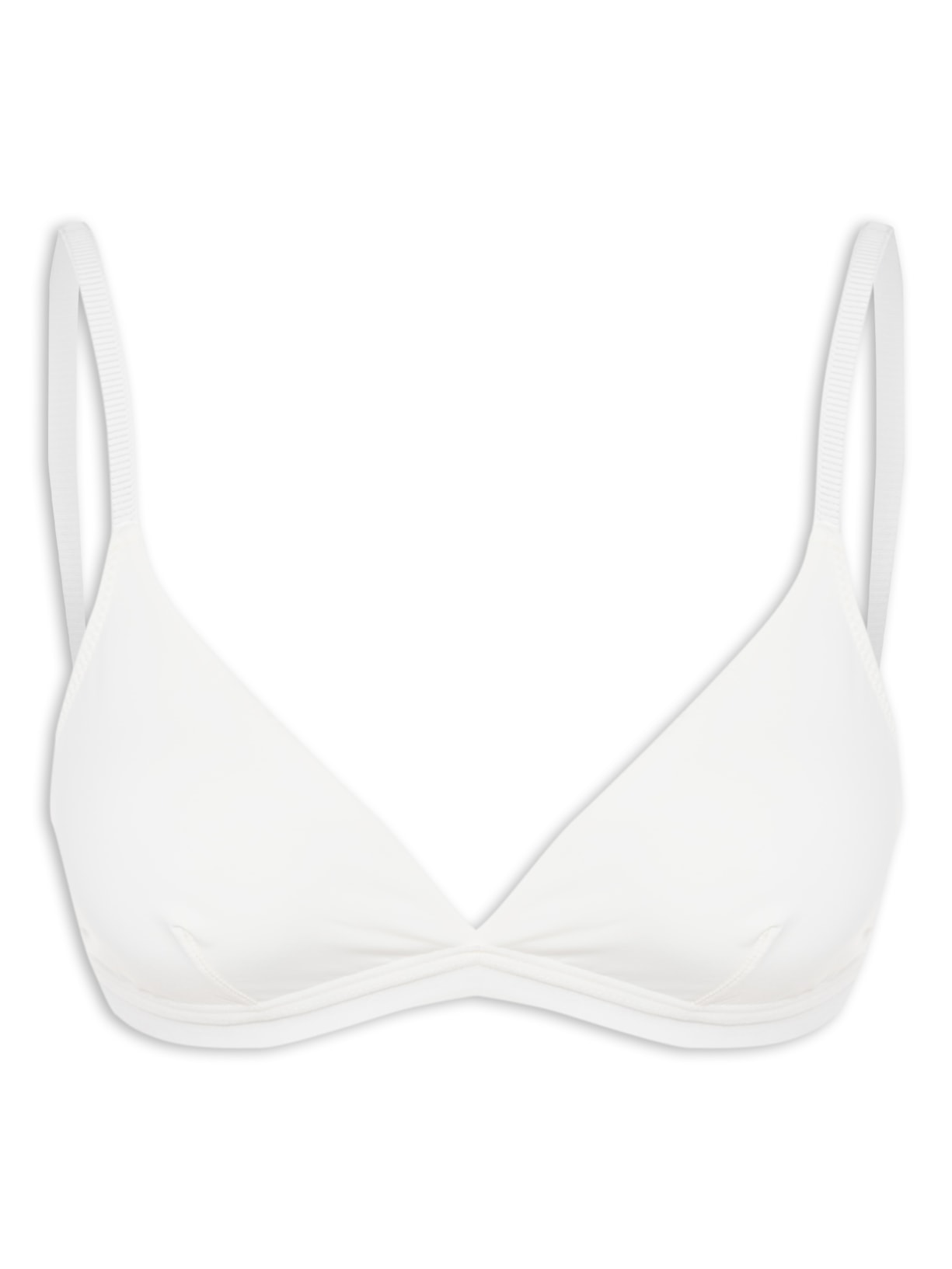 Top Triângulo Liso Off White Farm