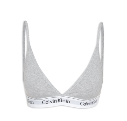 Top Triângulo Modern Cotton - Cinza