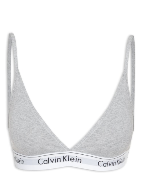 Top Triângulo Modern Cotton - Cinza