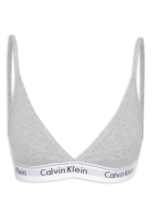 Top Triângulo Modern Cotton - Cinza