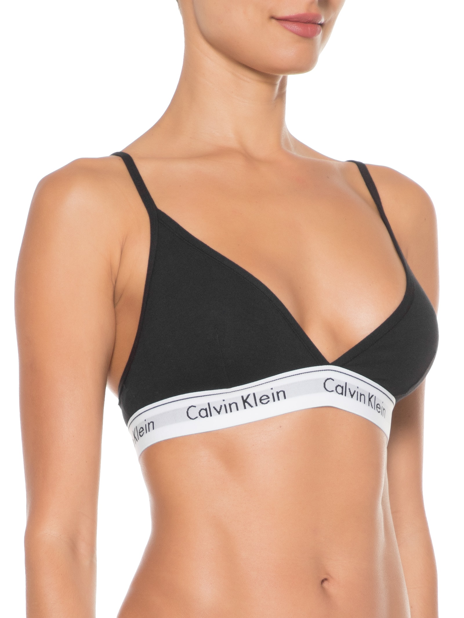 cottonページ Calvin Klein Underwear - Top Triângulo Modern Cotton - Preto