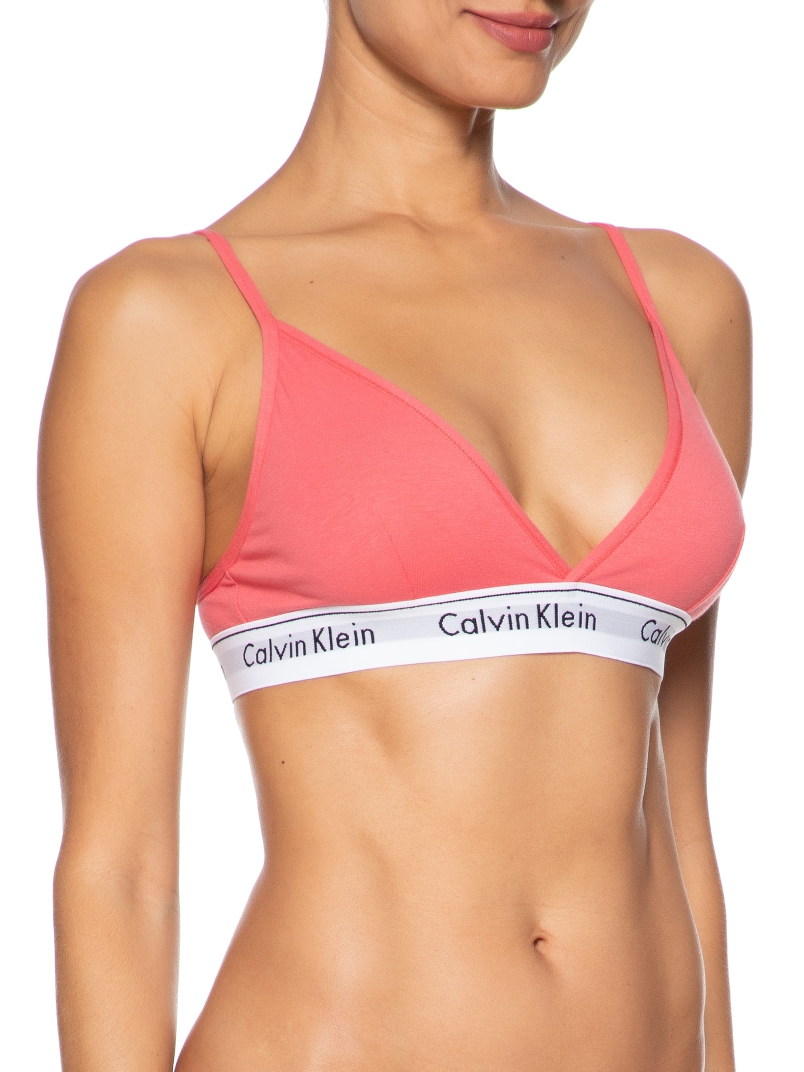 Calvin Klein Underwear - Top Triângulo Modern Cotton - Vermelho