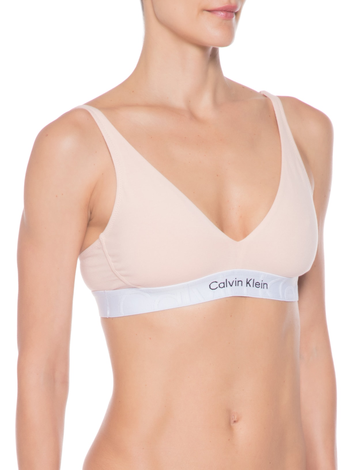 Top Triângulo Rosa Calvin Klein Underwear