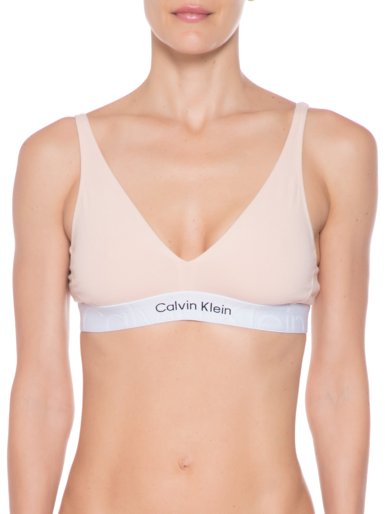 Top Triângulo Rosa Calvin Klein Underwear