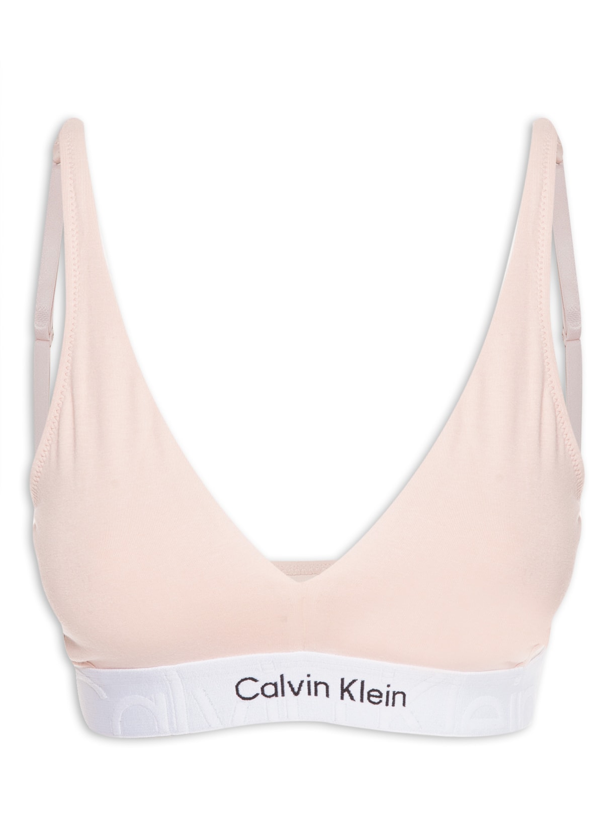 Top Triângulo Rosa Calvin Klein Underwear
