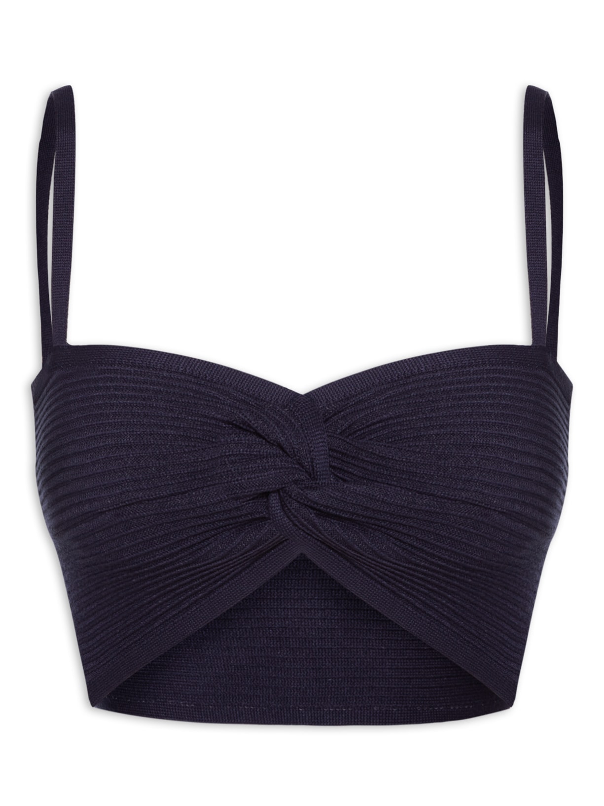 Top Tricot 2 Em 1 - Azul