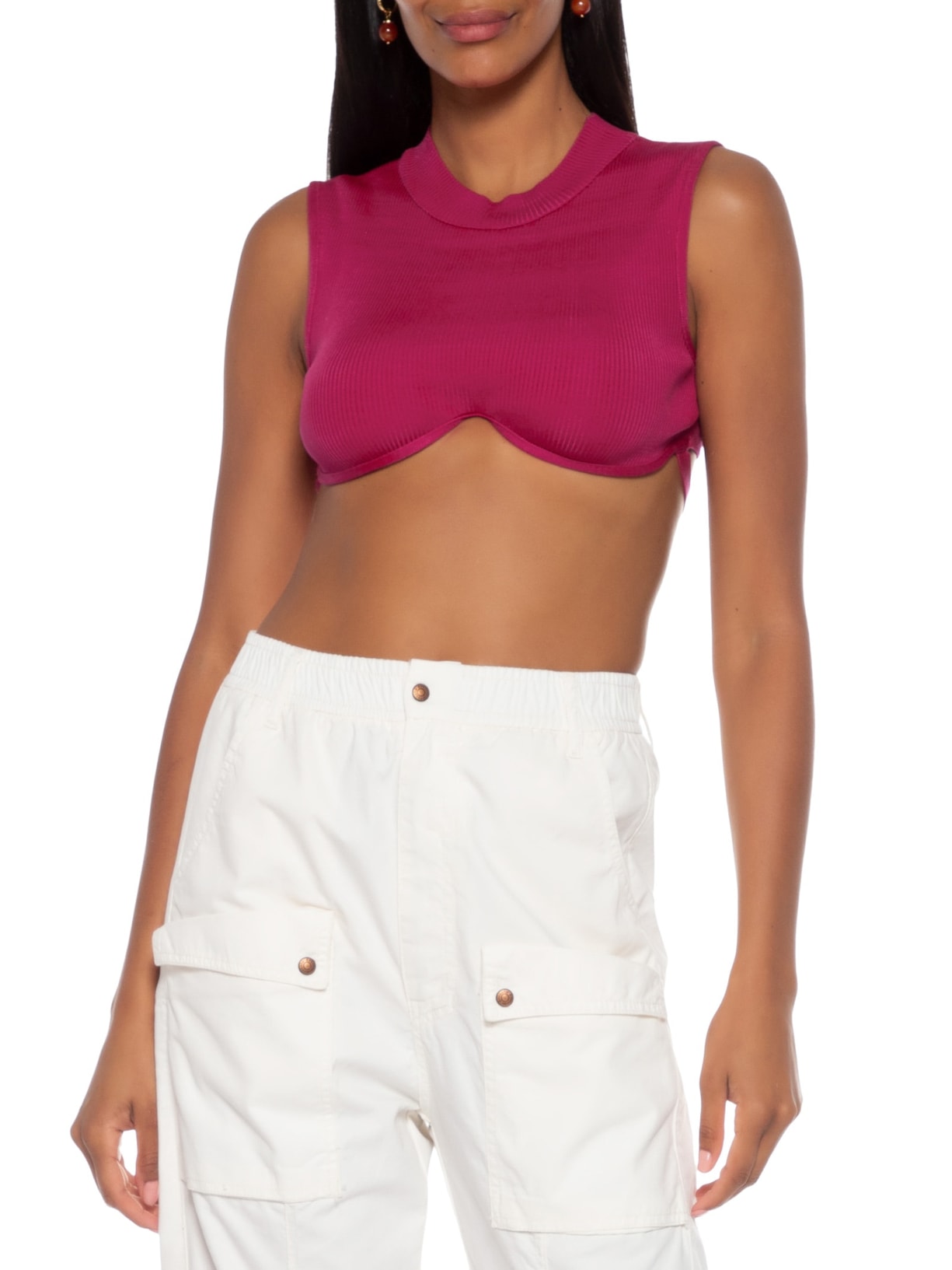 Top Tricot Amarração Aro Rosa Dress To