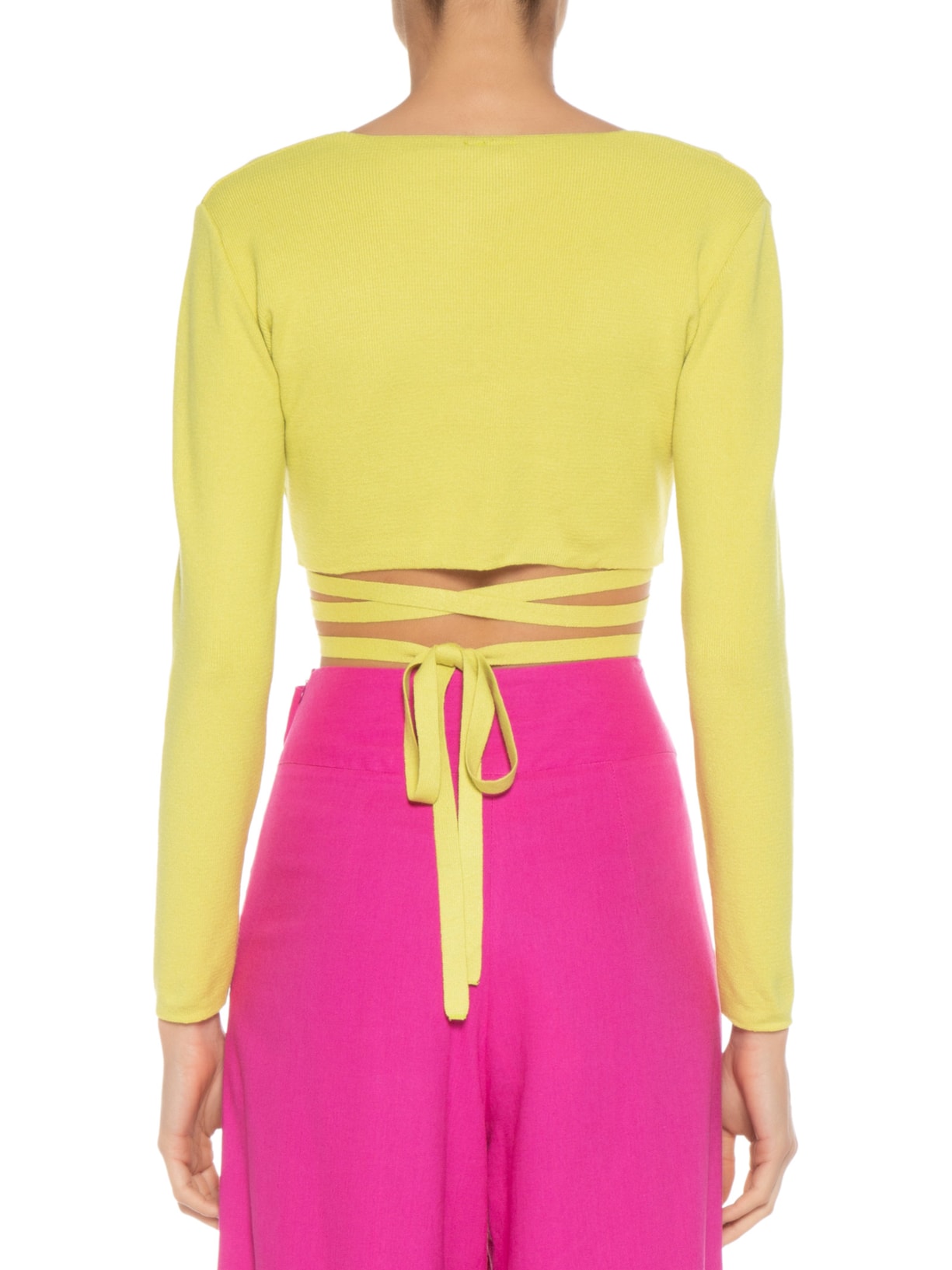 Top Tricot Amarração Verde Farm