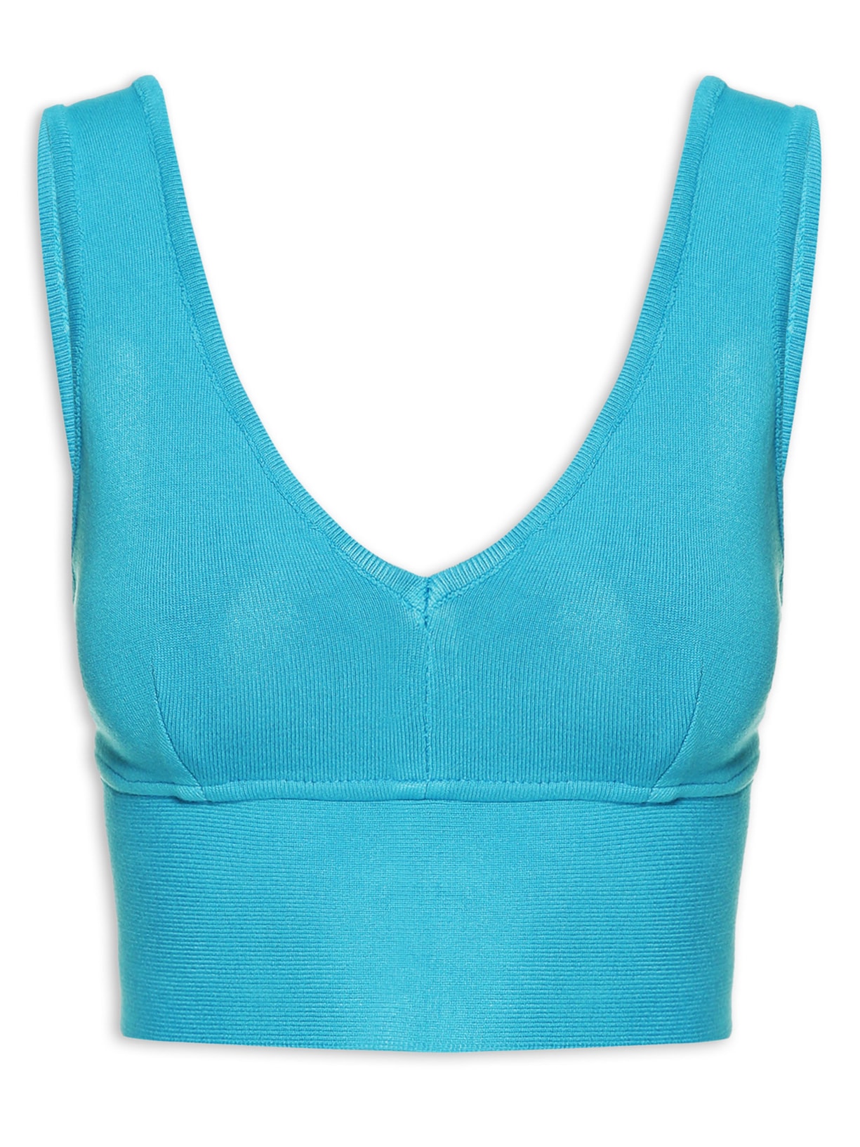 Top Tricot Basic - Azul