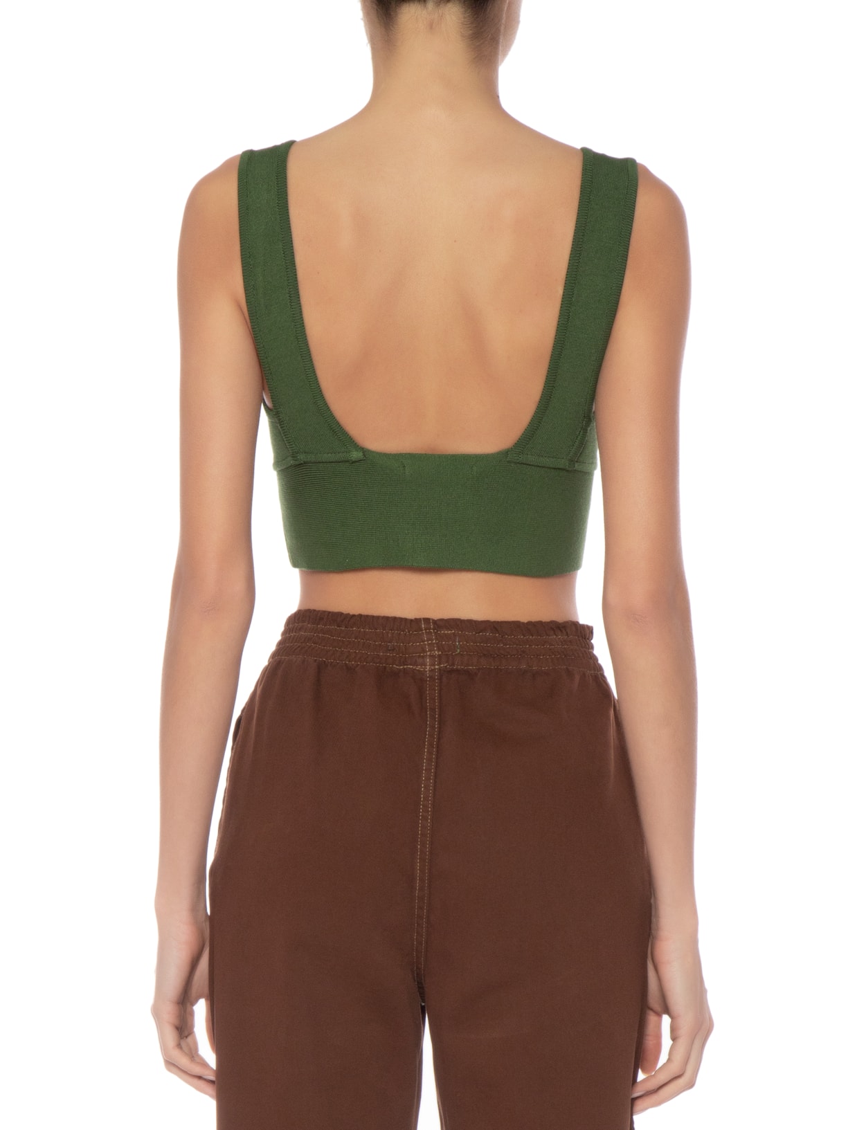 Top Tricot Basic Verde Mixed