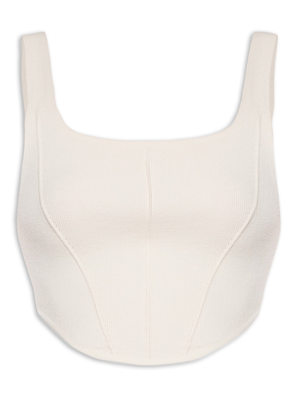 Top Tricot Corselet - Off White