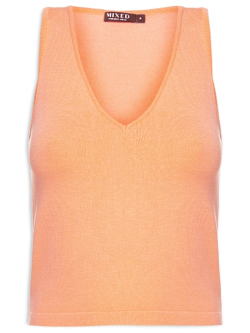 Top Tricot Pati - Laranja