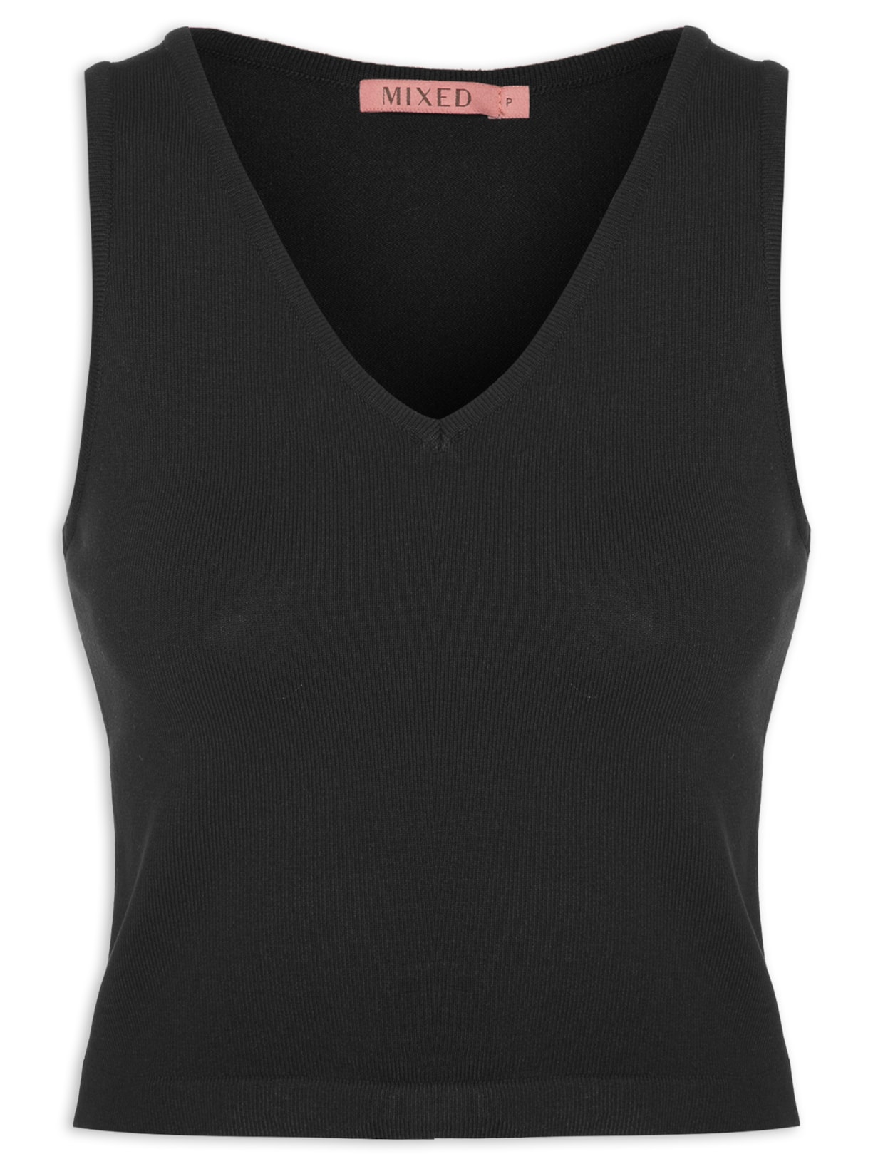 Top Tricot Pati V - Preto