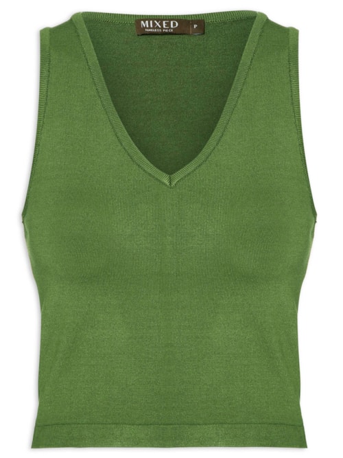 Top Tricot Pati - Verde
