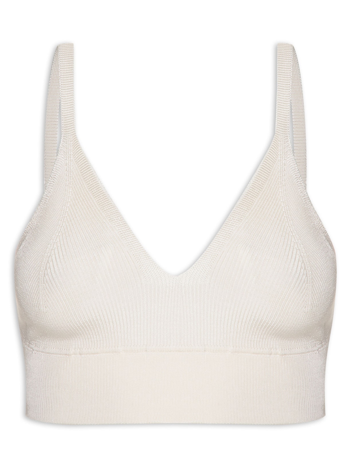 Top Tricot Rayon - Branco