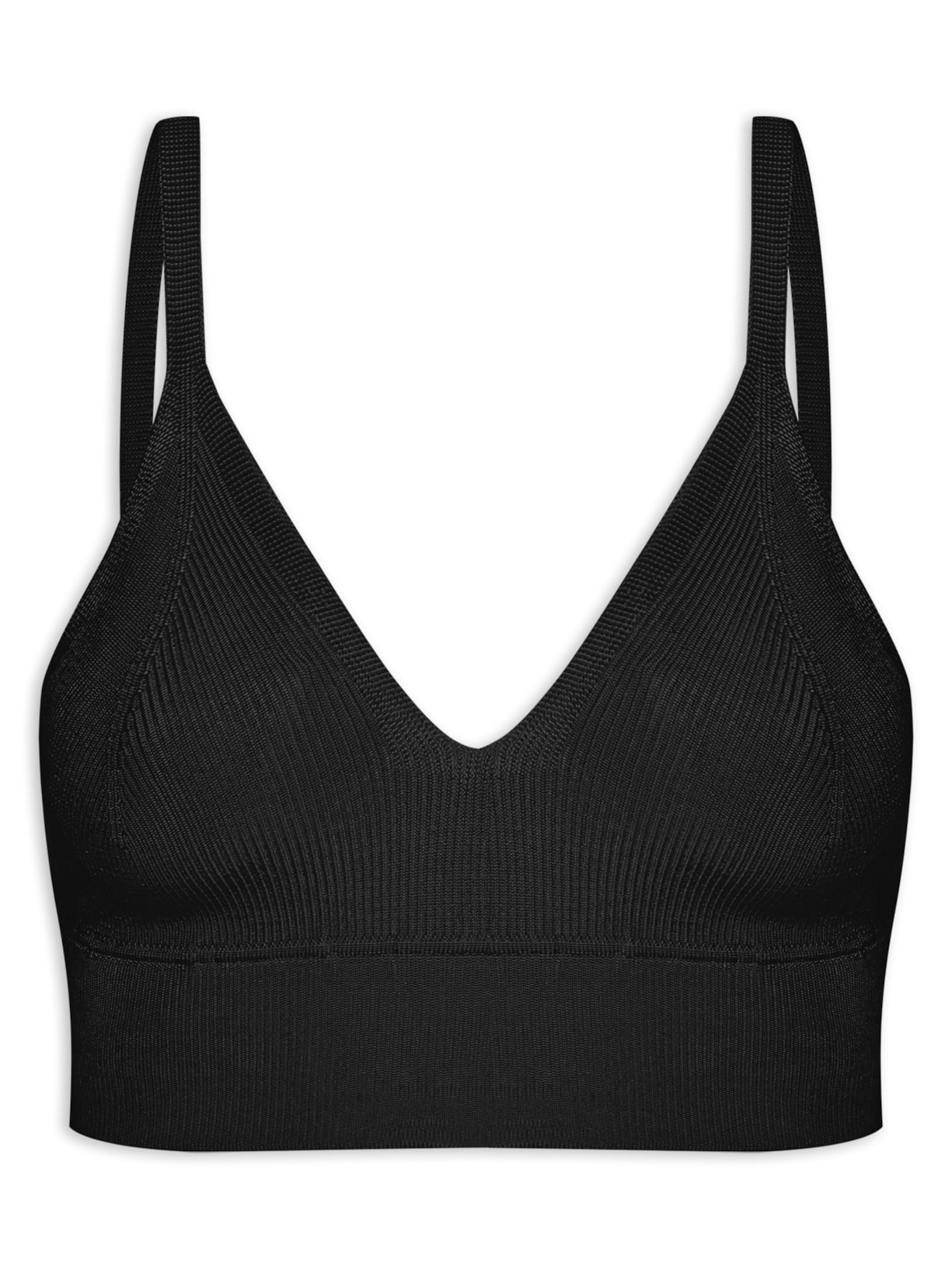 Top Tricot Rayon - Preto