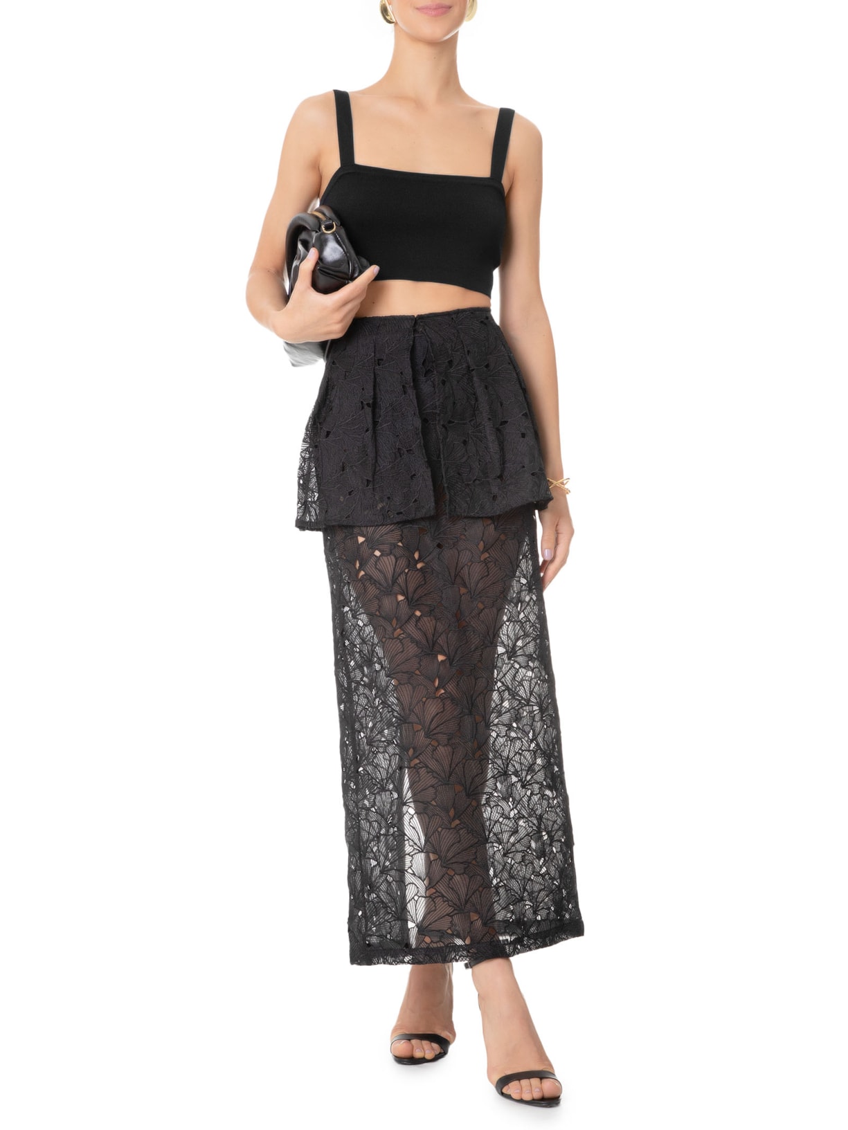 Top Tula Tricot Preto Bo.bô