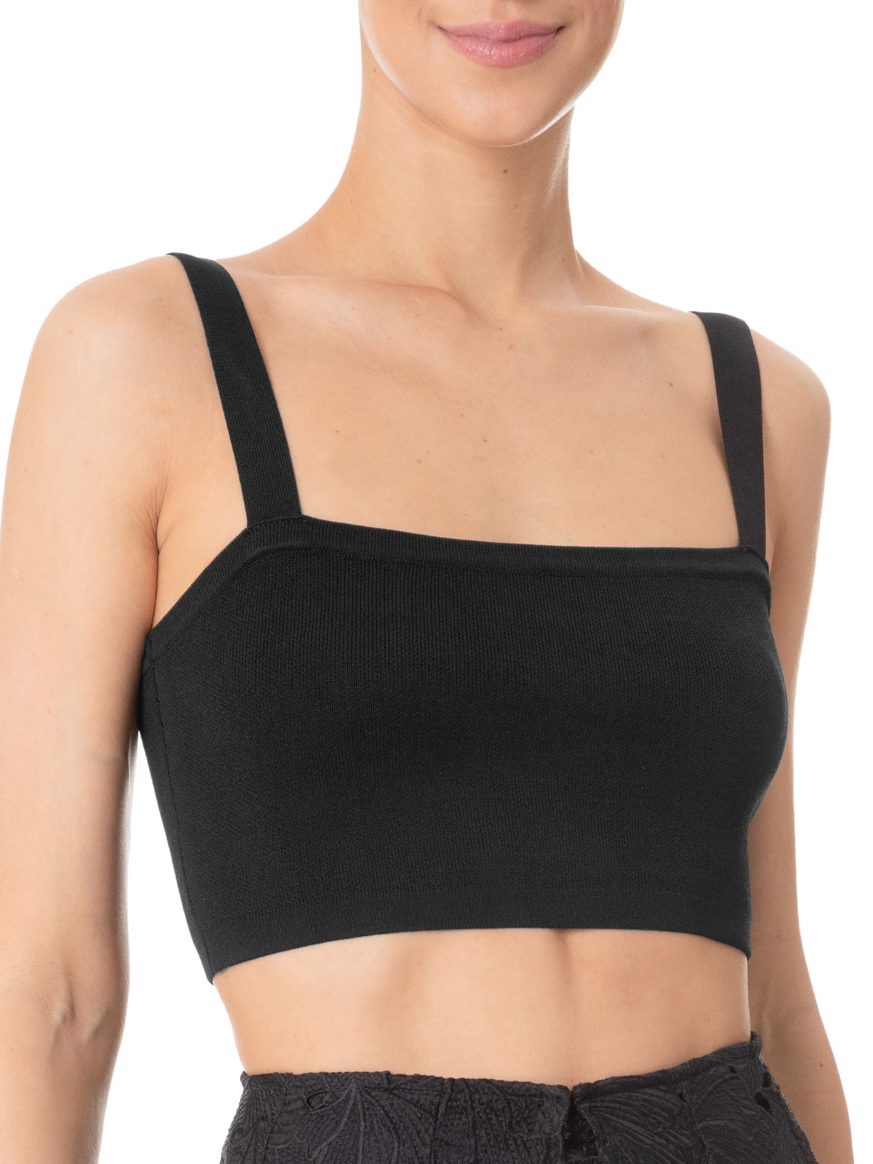 Top Tula Tricot Preto Bo.bô