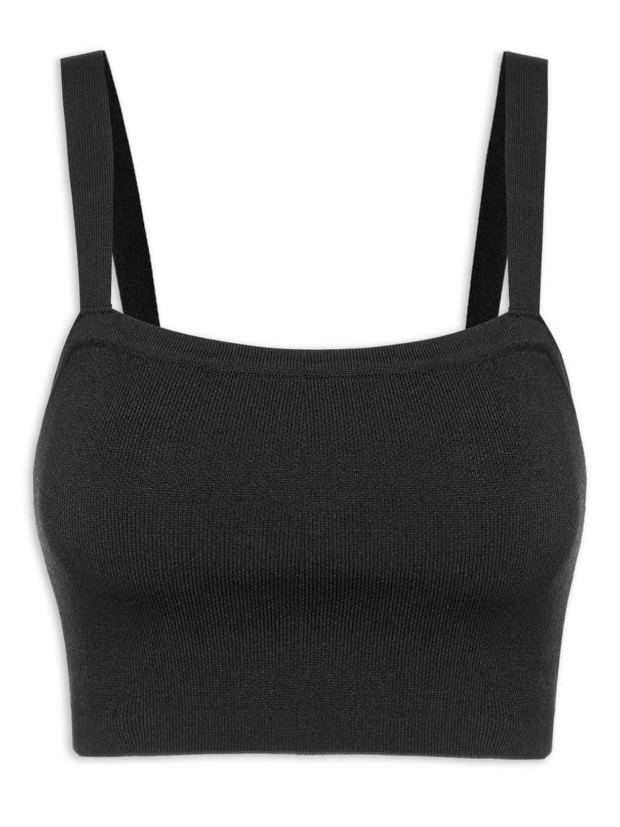 Top Tula Tricot - Preto