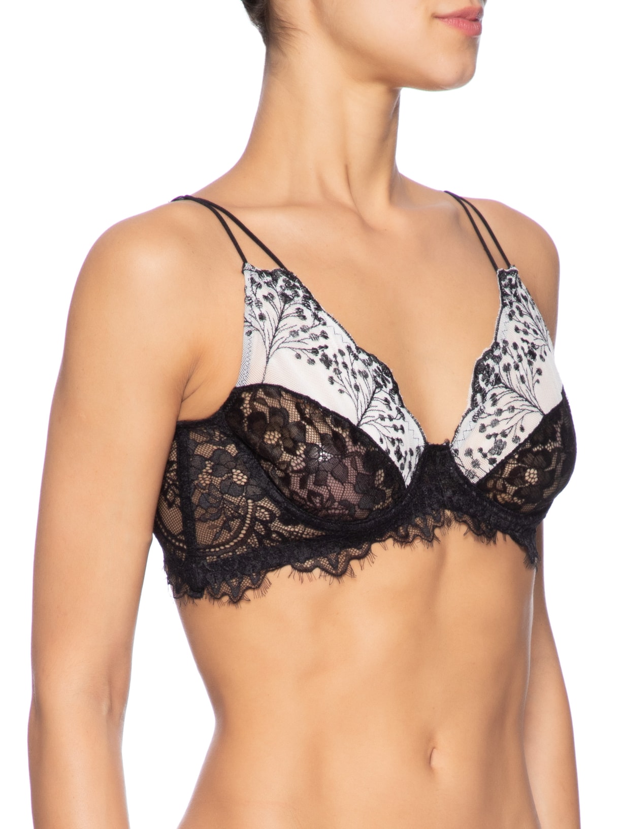 Top Tule Mandona Preto Jogê