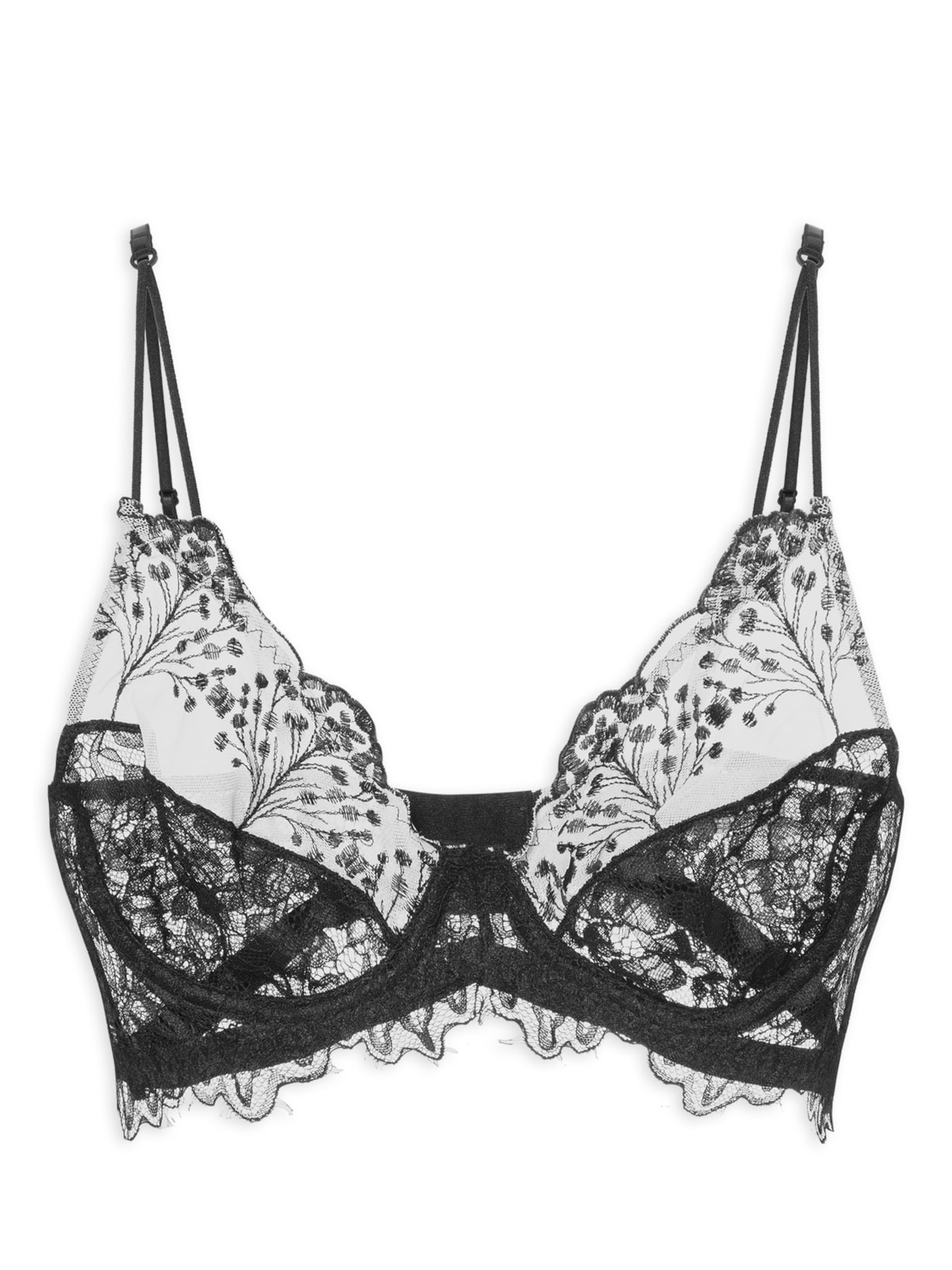 Top Tule Mandona Preto Jogê