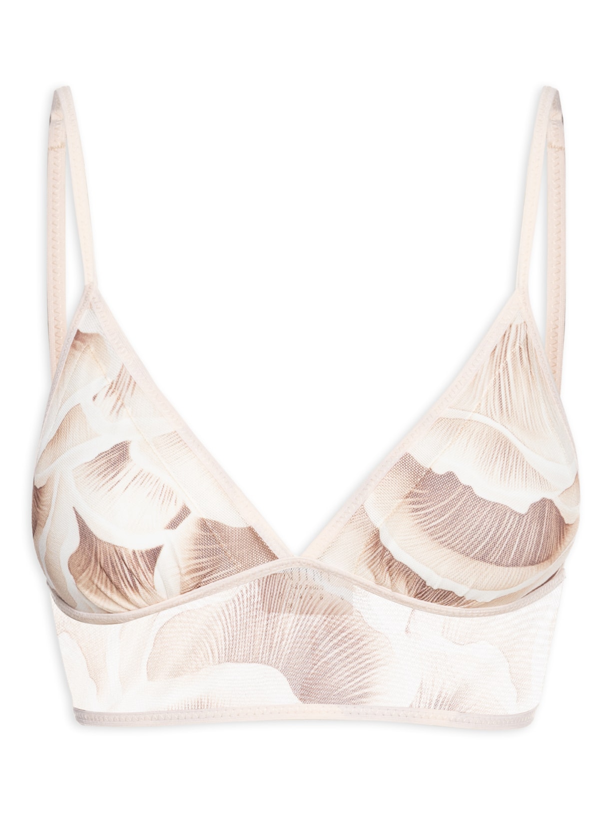 Top Tule Mesh - Bege