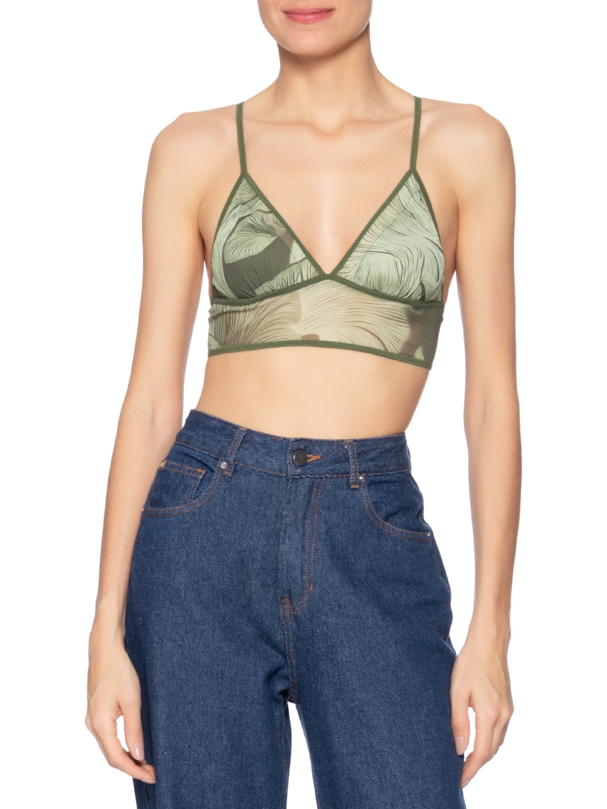 Top Tule Mush Oragnic Mint Verde Niini