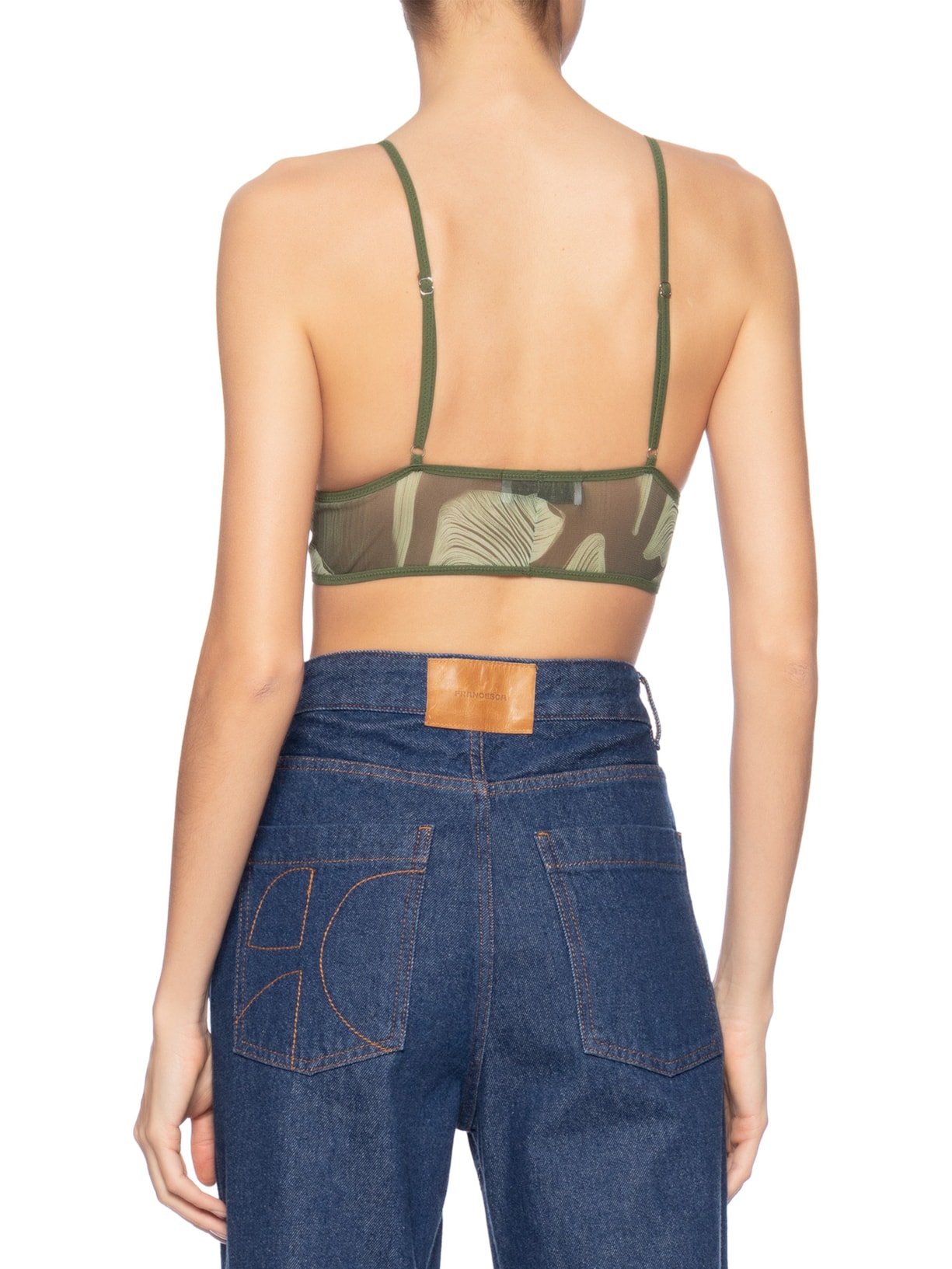 Top Tule Mush Oragnic Mint Verde Niini