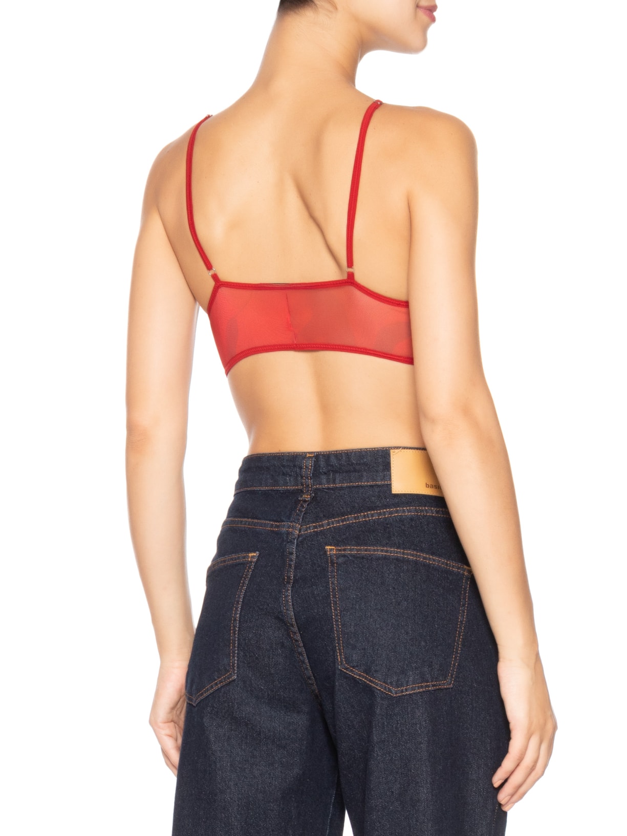 Top Tule Mush Organic Red Vermelho Niini