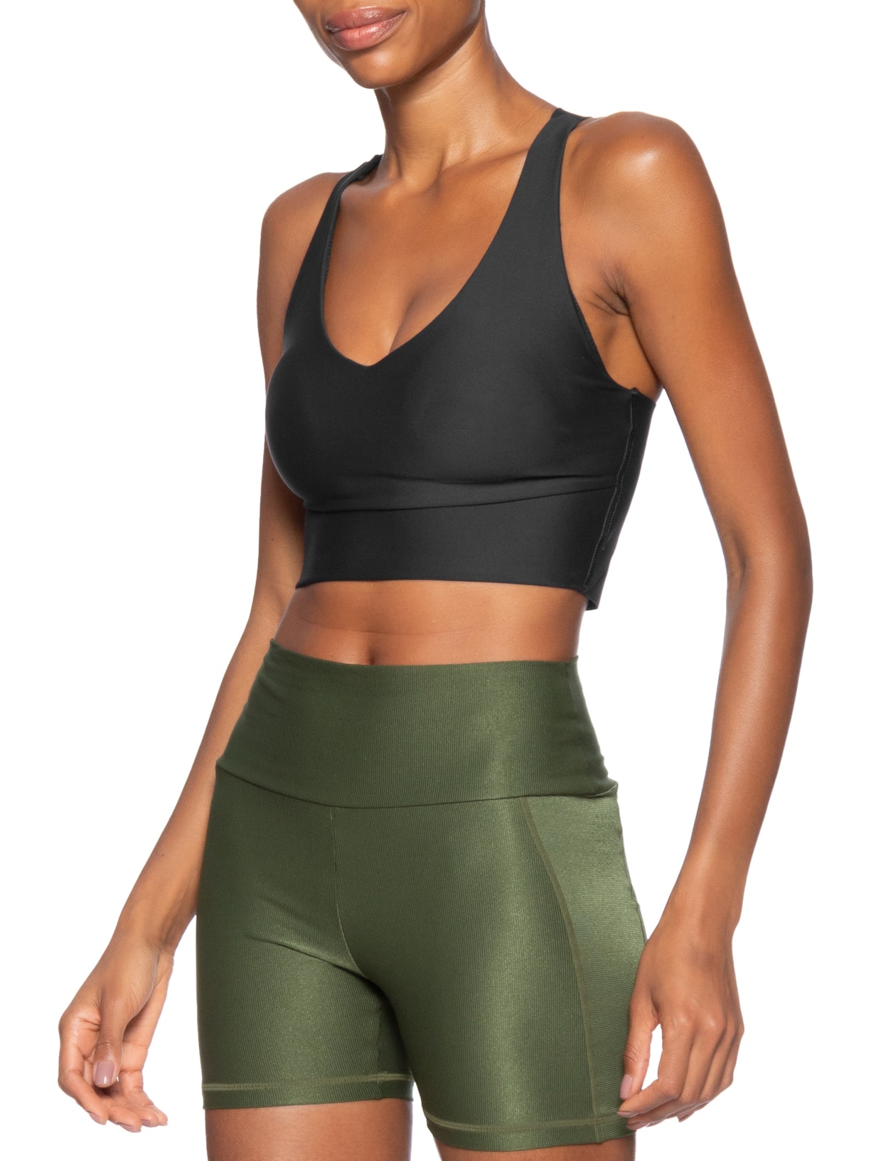 Top V Nadador Neoprene Fit Preto Live!