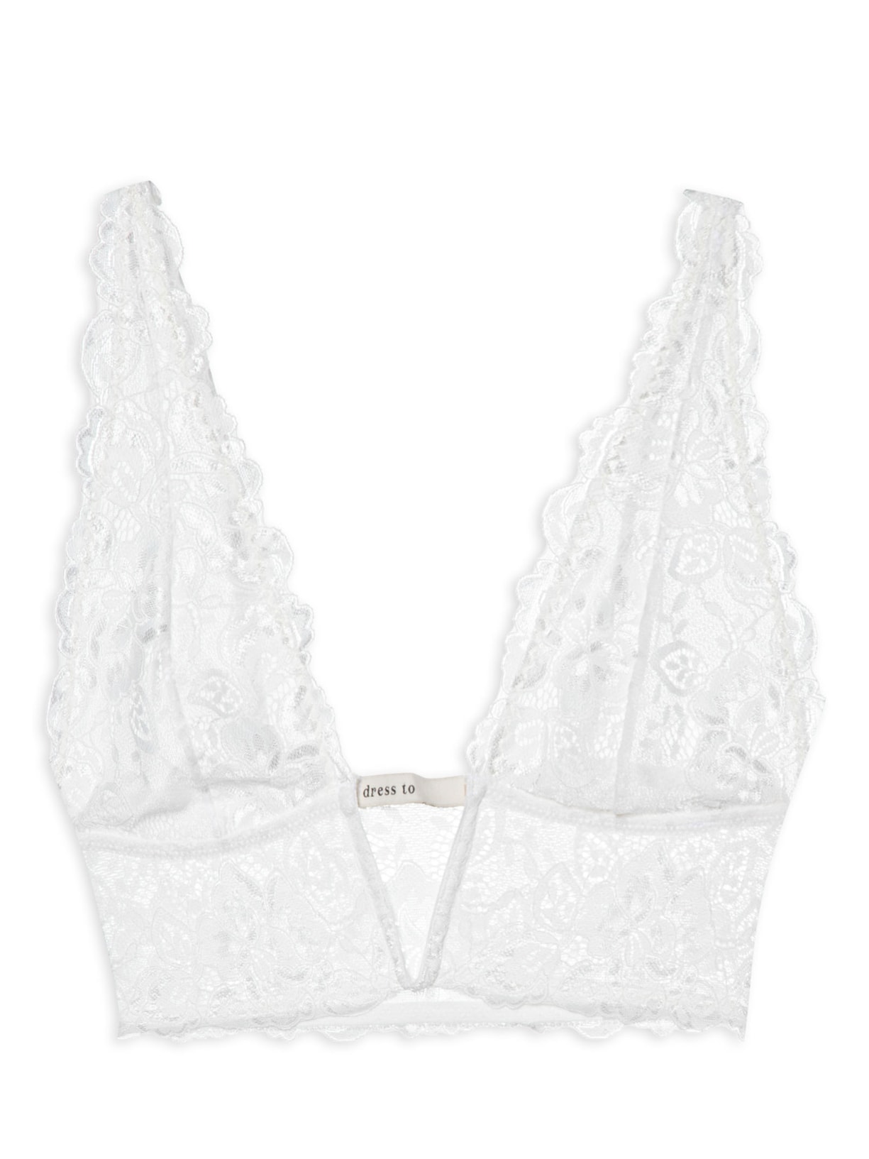 Top V Renda - Branco