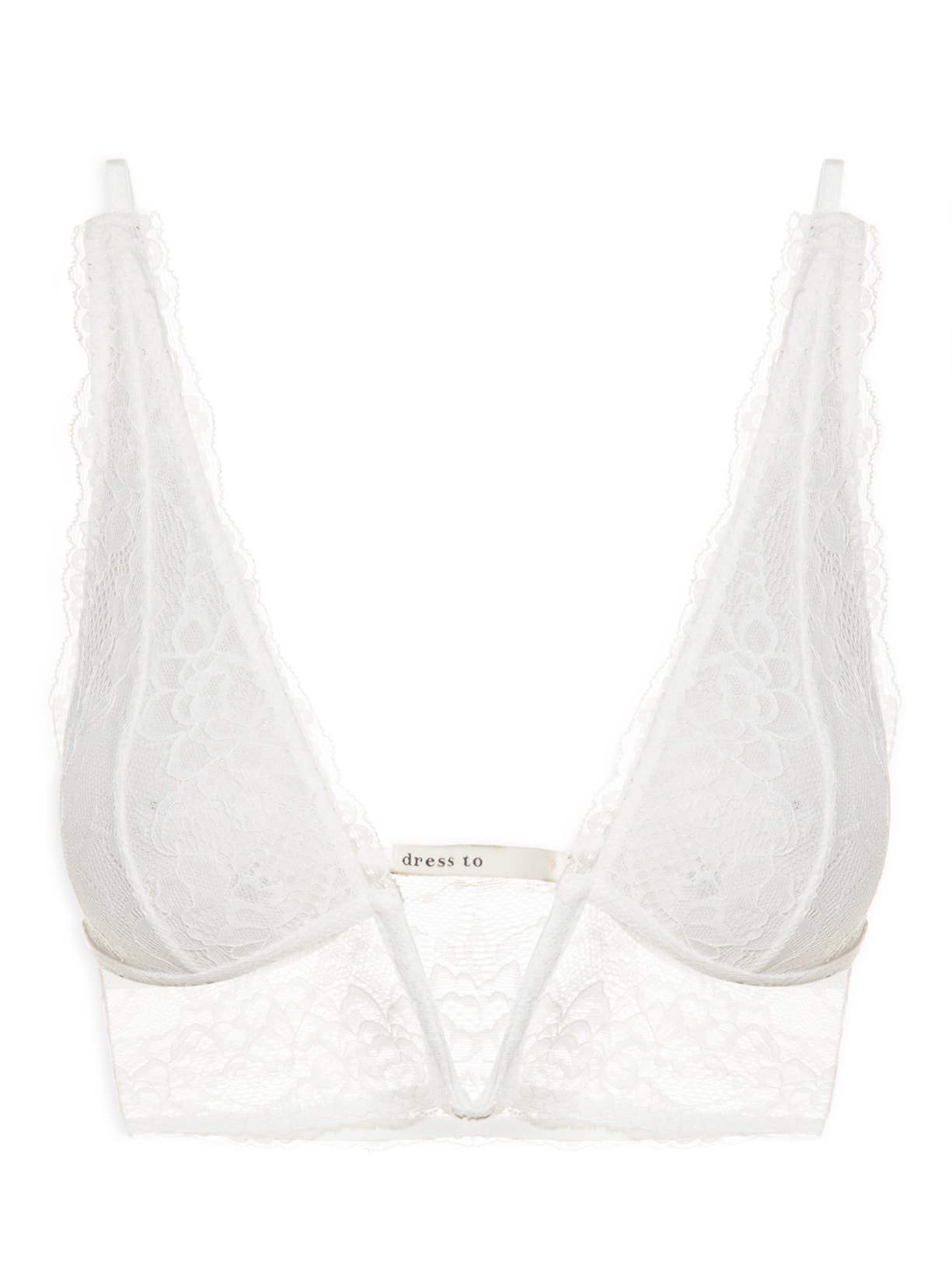 Top V Renda - Off White